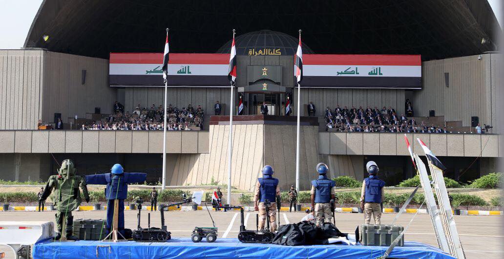 Iraq celebrates victory over the Islamic State (IS)  with a military parade in Baghdad, July 15, 2017. (Photo: Iraqi Prime Minister’s Press Office)